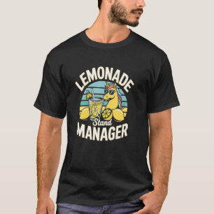 Cool Unicorn Lemonade Stand Manager T-Shirt