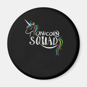 Cool Unicorn Squad _ Funny Magical Equestrian Team Magnet