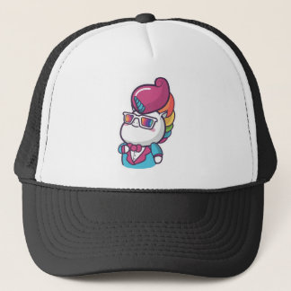 Cool unicorn trucker hat