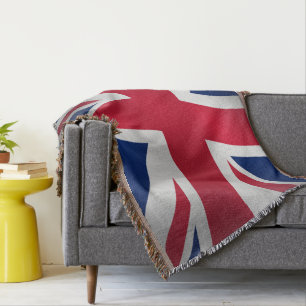 COOL UNION JACK UK FLAG THROW BLANKET