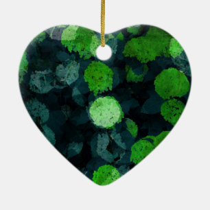 Cool, unique art of floral / flower pattern ceramic tree decoration