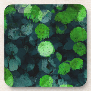 Cool, unique art of floral / flower pattern coaster