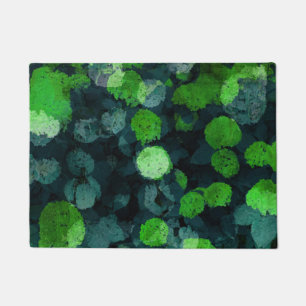 Cool, unique art of floral / flower pattern doormat