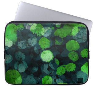 Cool, unique art of floral / flower pattern laptop sleeve