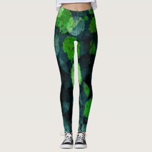 Cool, unique art of floral / flower pattern leggings