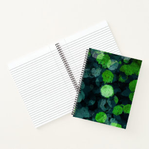 Cool, unique art of floral / flower pattern notebook