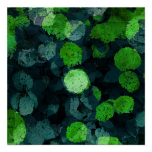 Cool, unique art of floral / flower pattern poster