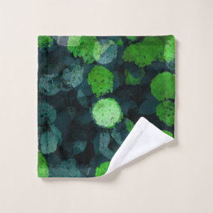 Cool, unique art of floral / flower pattern wash cloth