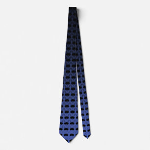 Cool Unique Overlapping Translucent Blue Tie