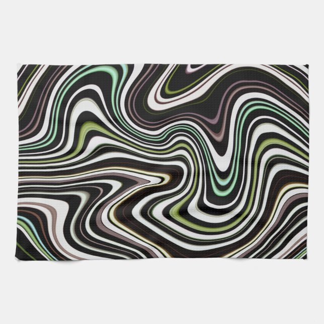 Cool Unique Pattern Tea Towel (Horizontal)