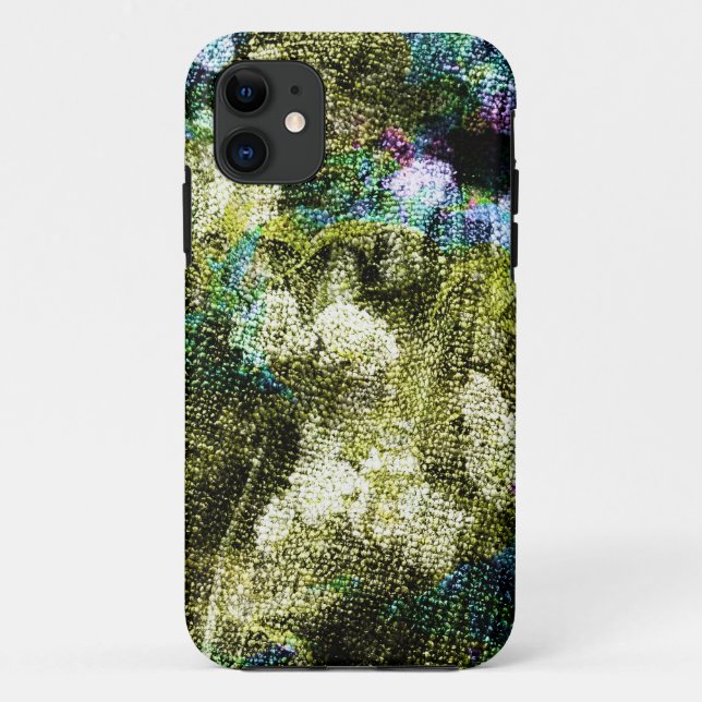 Cool, unique, trendy digital art of flower pattern Case-Mate iPhone case (Back)