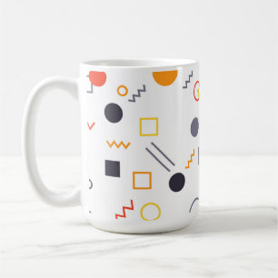 Cool, unique, trendy, urban abstract illustration coffee mug
