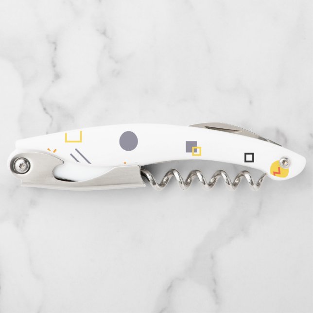 Cool, unique, trendy, urban abstract illustration corkscrew (Front)