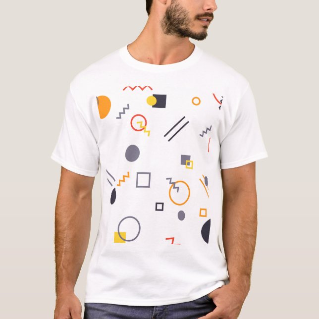 Cool, unique, trendy, urban abstract illustration T-Shirt (Front)