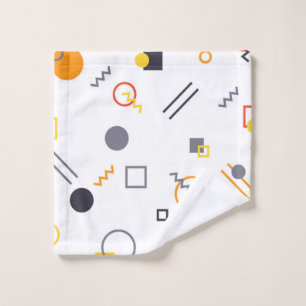 Cool, unique, trendy, urban abstract illustration wash cloth