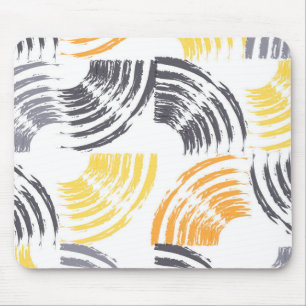 Cool, unique, trendy, urban colourful brush stroke mouse mat