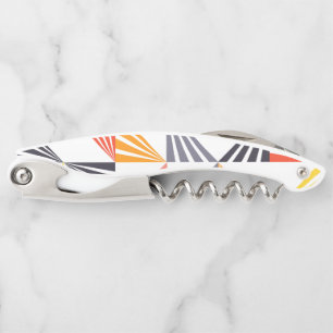 Cool, unique, trendy, urban, colourful triangles corkscrew