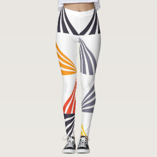 Cool, unique, trendy, urban, colourful triangles leggings