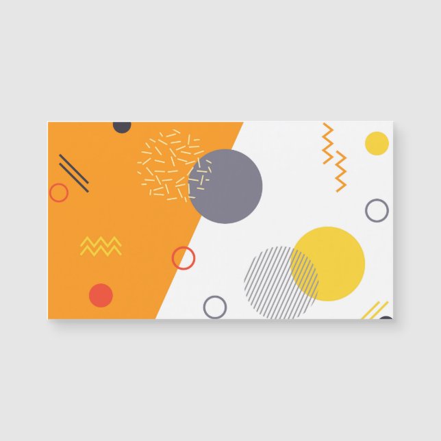 Cool, unique, trendy, urban geometric illustration (Front)