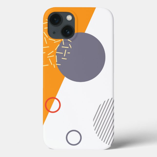 Cool, unique, trendy, urban geometric illustration Case-Mate iPhone case (Back)