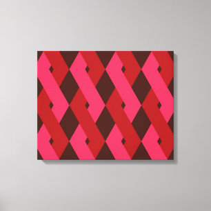 Cool, unique, trendy, urban geometric shapes canvas print