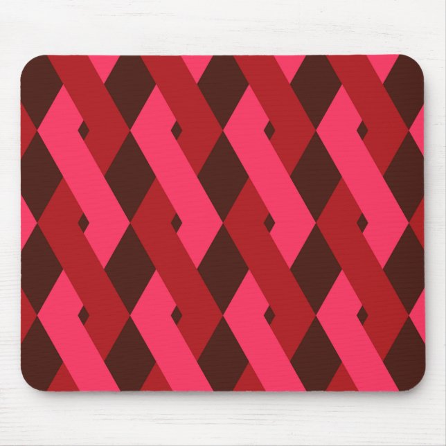 Cool, unique, trendy, urban geometric shapes mouse mat (Front)