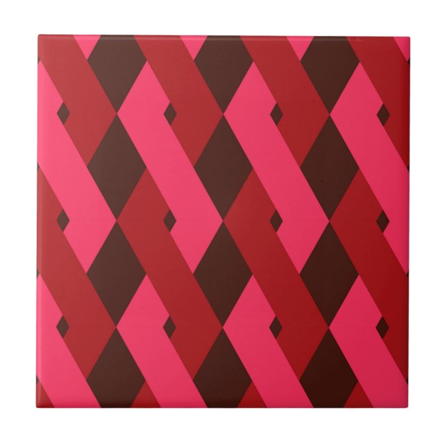 Cool, unique, trendy, urban geometric shapes tile (Front)