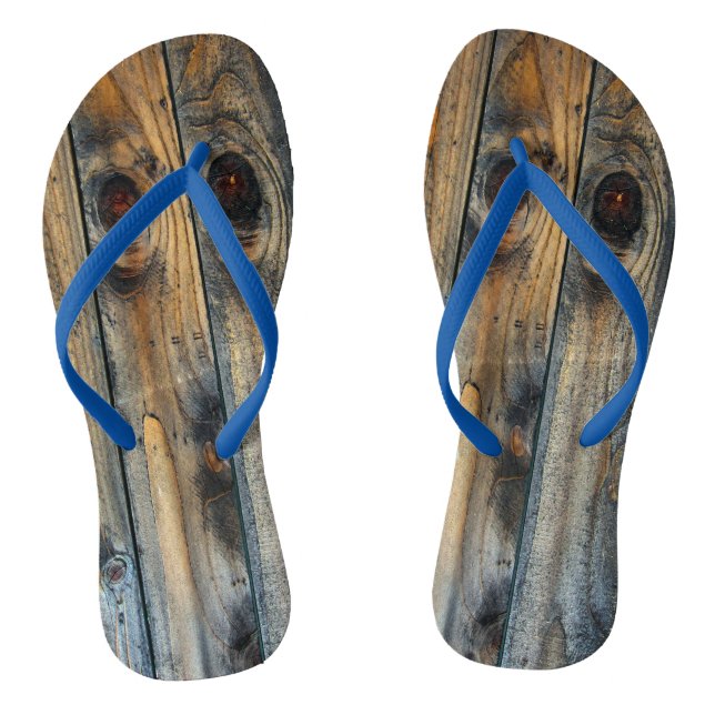 COOL Unique Wood Texture Flip Flops (Footbed)