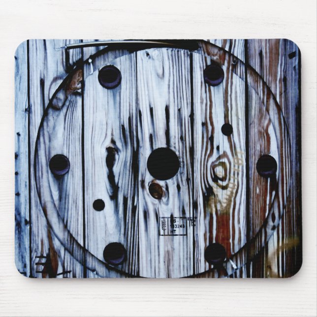 COOL Unique Wood Texture Mouse Mat (Front)