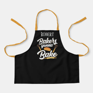 Cool unisex kids add name bakers gonna bake apron
