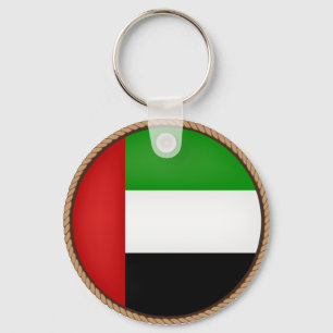 Cool United Arab Emirates Flag Seal Key Ring