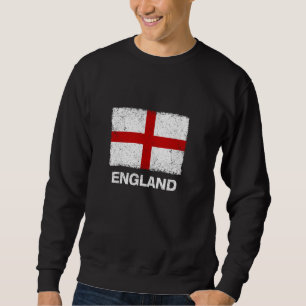 Cool United Kingdom England Flag Illustration Grap Sweatshirt