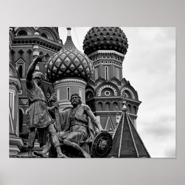 Cool, urban Minin and Pozharsky photo Poster (Front)