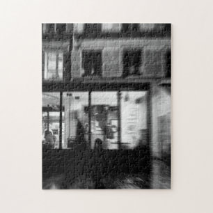 Cool, urban modern Parisian night photo Jigsaw Puzzle