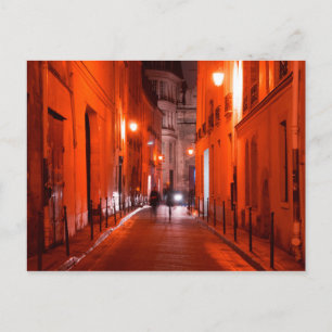 Cool, urban, modern photo of Parisian lifestyle Postcard