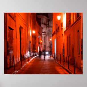 Cool, urban, modern photo of Parisian lifestyle Poster