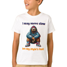 Cool Urban Sloth in Sneakers and Hoodie