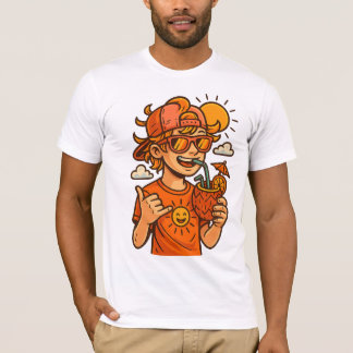 Cool Urban Summer Vibes T-Shirt – Street Art Style