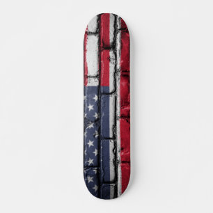 Cool USA Flag Design Skateboard