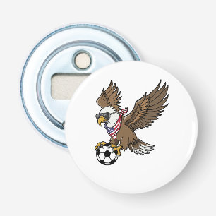 Cool USA Soccer Eagle Sunglasses Vintage Patriotic Bottle Opener