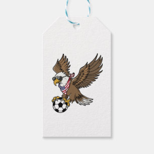 Cool USA Soccer Eagle Sunglasses Vintage Patriotic Gift Tags