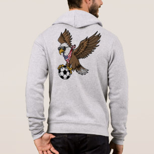 Cool USA Soccer Eagle Sunglasses Vintage Patriotic Hoodie