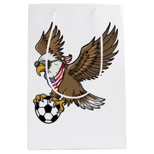 Cool USA Soccer Eagle Sunglasses Vintage Patriotic Medium Gift Bag