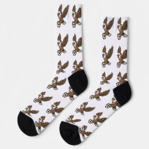 Cool USA Soccer Eagle Sunglasses Vintage Patriotic Socks