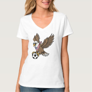 Cool USA Soccer Eagle Sunglasses Vintage Patriotic T-Shirt