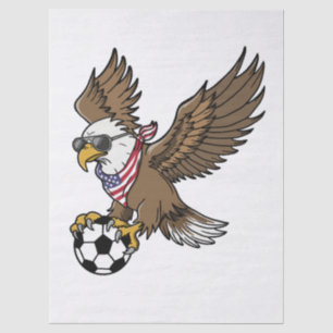 Cool USA Soccer Eagle Sunglasses Vintage Patriotic Tissue Paper