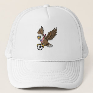 Cool USA Soccer Eagle Sunglasses Vintage Patriotic Trucker Hat