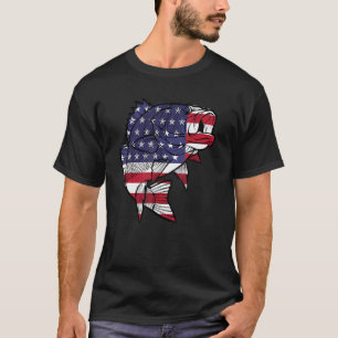 Cool Usa Tilapia Freshwater Fishing America T-Shirt
