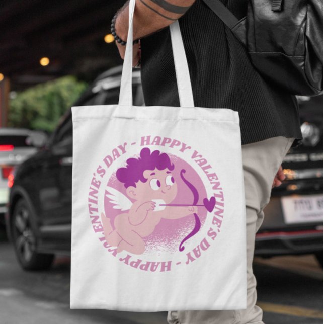 Cool Valentine S Day Cupid Tote Bag (Creator Uploaded)