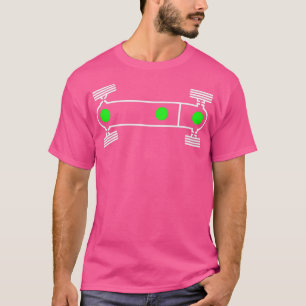 Cool Vanagon T3 Syncro DiffLock Bulli illustration T-Shirt